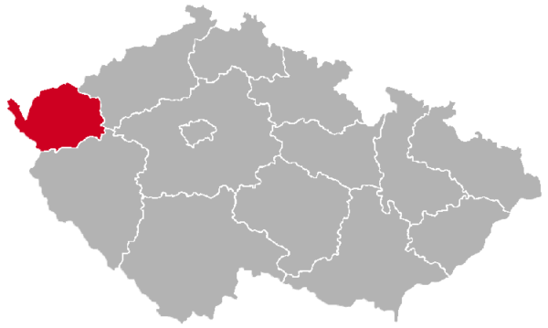 Karlovy Vary Region on the Map