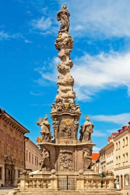 Plague Column in Kutná Hora, Czech Republic
